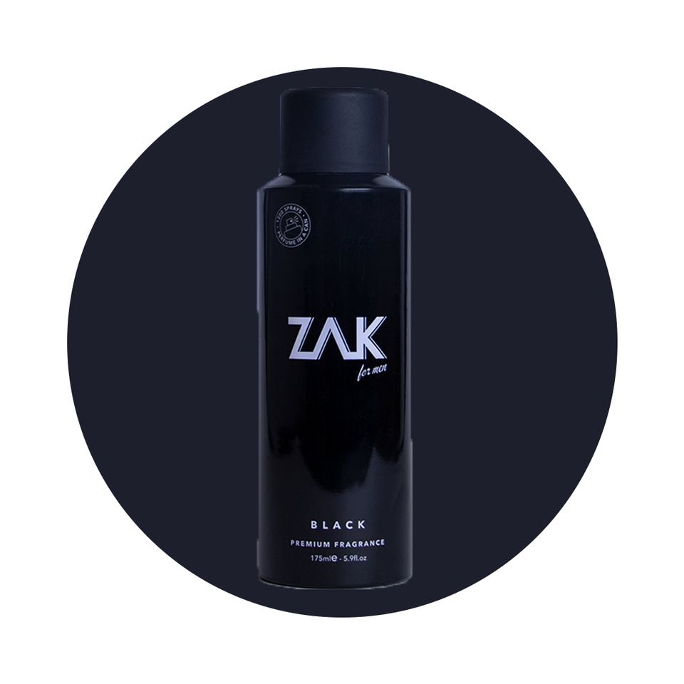 ZAK BLACK BODY SPRAY FOR MEN 175 ML