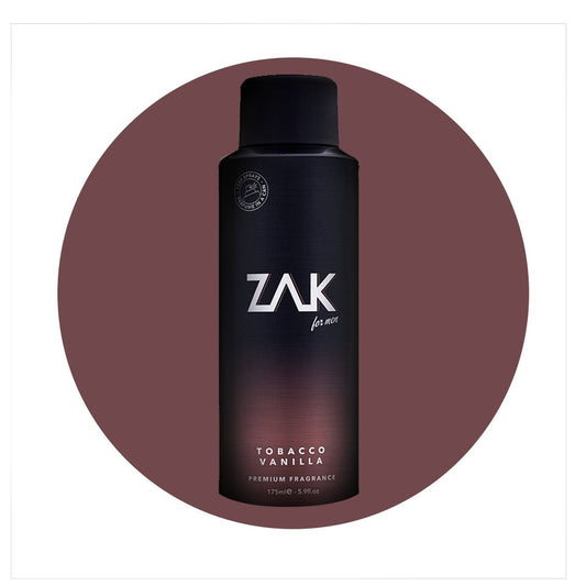 ZAK TOBACCO VANILLA BODY SPRAY FOR MEN 175 ML