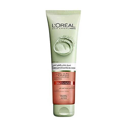 LOREAL PURE CLAY EXFOLIATING GEL WASH 150 ML