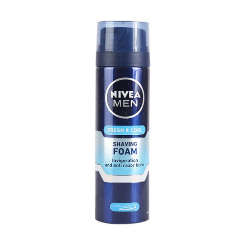 NIVEA FRESH & COOL SHAVING FOAM 200 ML