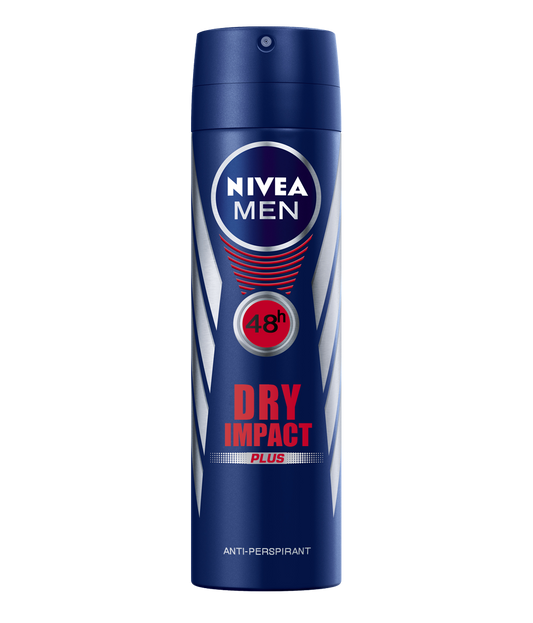 NIVEA DRY IMPACT DEODORANT SPRAY FOR MEN 150 ML