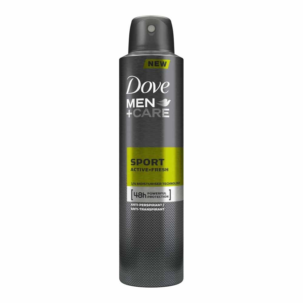 DOVE MEN + CARE SPORT ACTIVE + FRESH DEODORANT SPRAY 250 ML