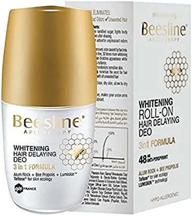 BEESLINE WHITENING HAIR DELAYING DEODORANT ROLL ON 50M