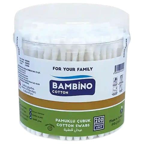 BAMBINO COTTON SWABS 200PCS