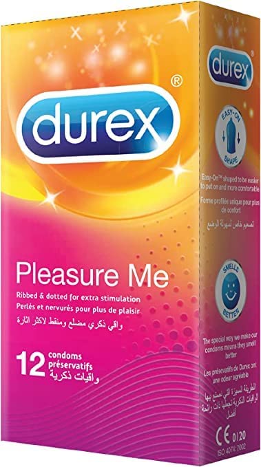 DUREX PLEASURE ME CONDOMS 12 PIECES