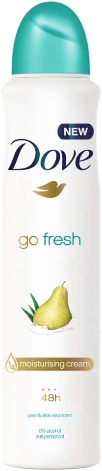 DOVE GO FRESH PEAR & ALOE DEODORANT SPRAY FOR WOMEN 250 ML