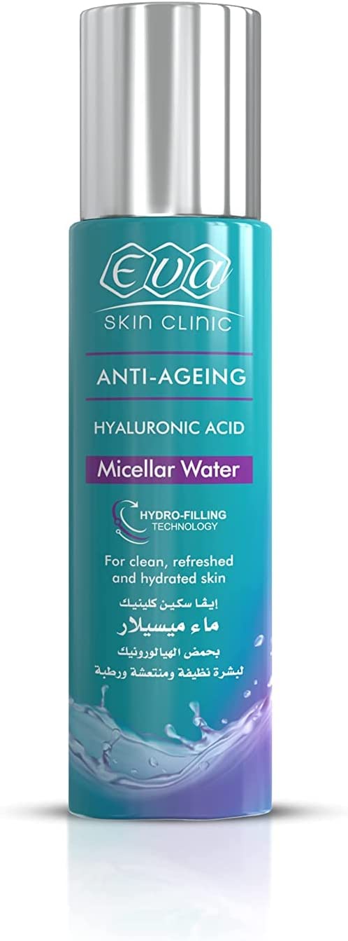 EVA SKIN CLINIC ANTI-AGEING HYALURONIC ACID MICELLAR WATER 200 ML