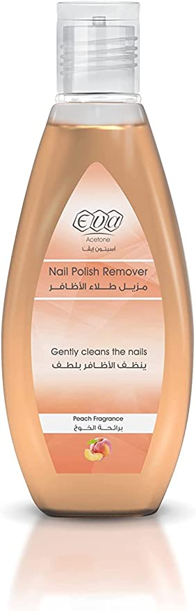 EVA ACETONE NAIL POLISH REMOVER PEACH 100 ML