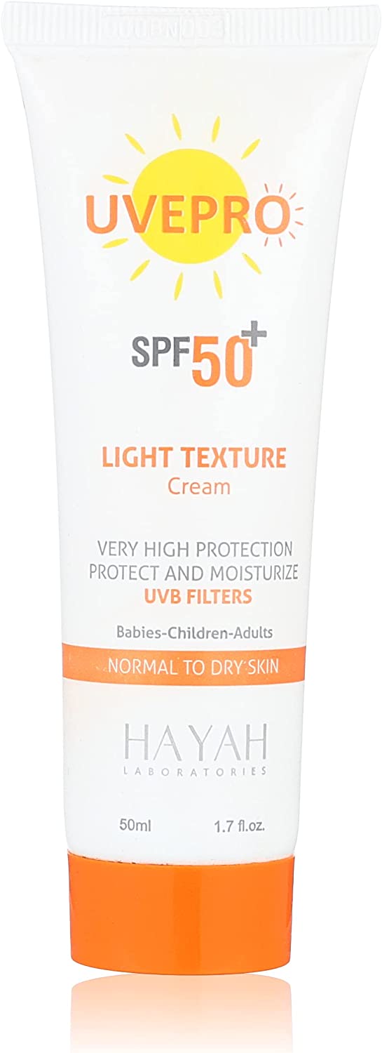 HAYAH UVEPRO (SPF50+)LIGHT TEXTURE CREAM 50ML