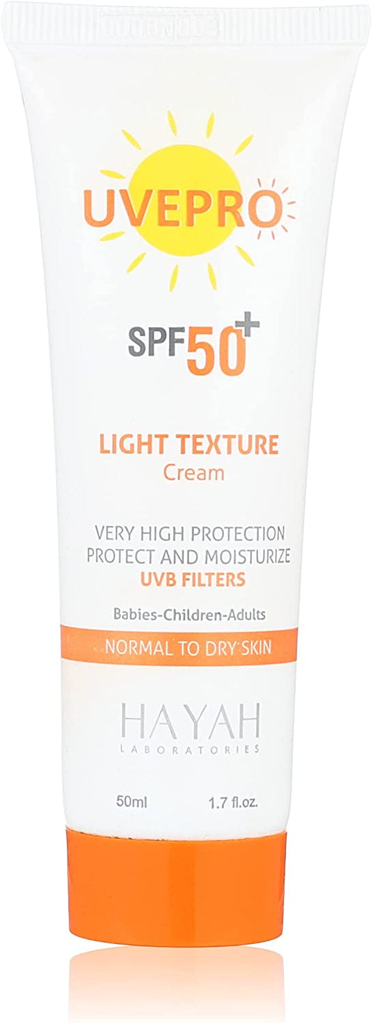 HAYAH UVEPRO (SPF50+)LIGHT TEXTURE CREAM 50ML