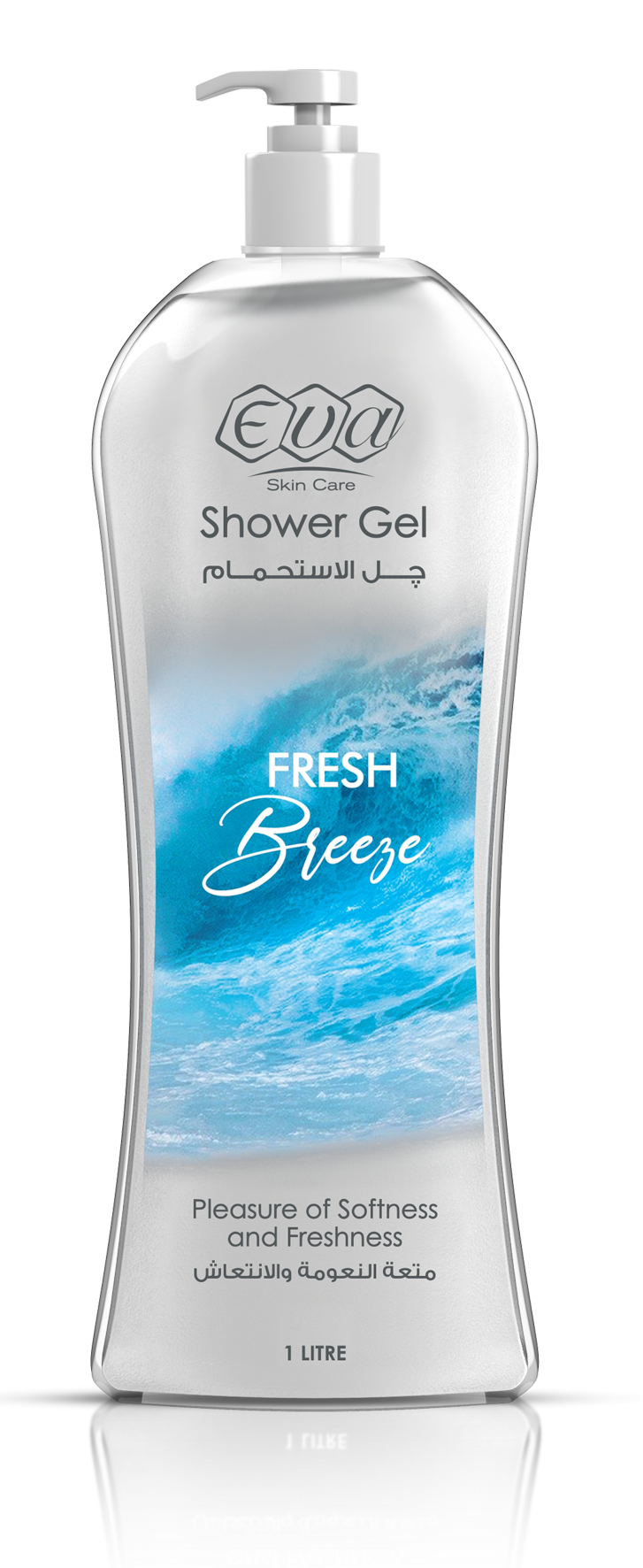 EVA FRESH BREEZE SHOWER GEL 1 LITRE