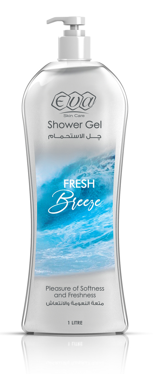 EVA FRESH BREEZE SHOWER GEL 1 LITRE