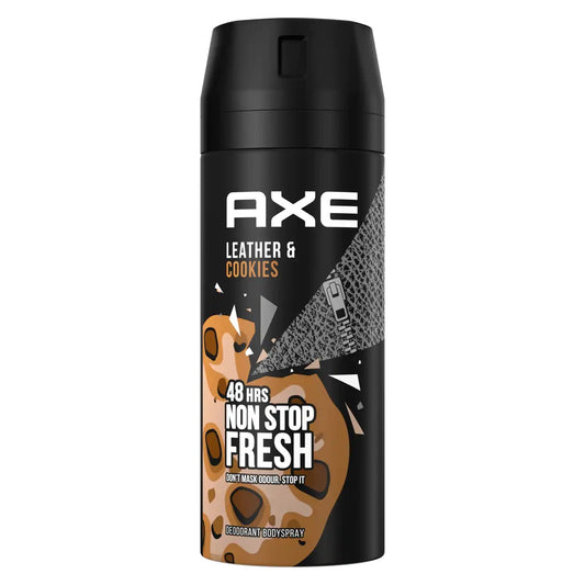 AXE LEATHER & COOKIES BODY SPRAY FOR MEN 150M