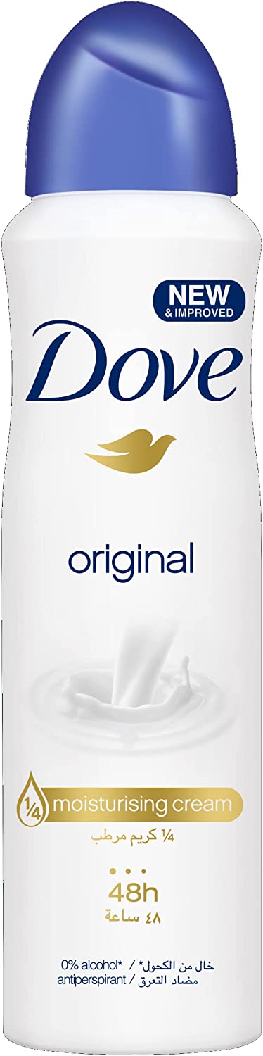 DOVE ORIGINAL DEODORANT SPRAY FOR WOMEN 150 ML