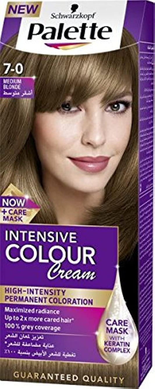 PALETTE SEMI KIT INTENSIVE COLOUR CREAM 7-0 MEDIUM BLONDE