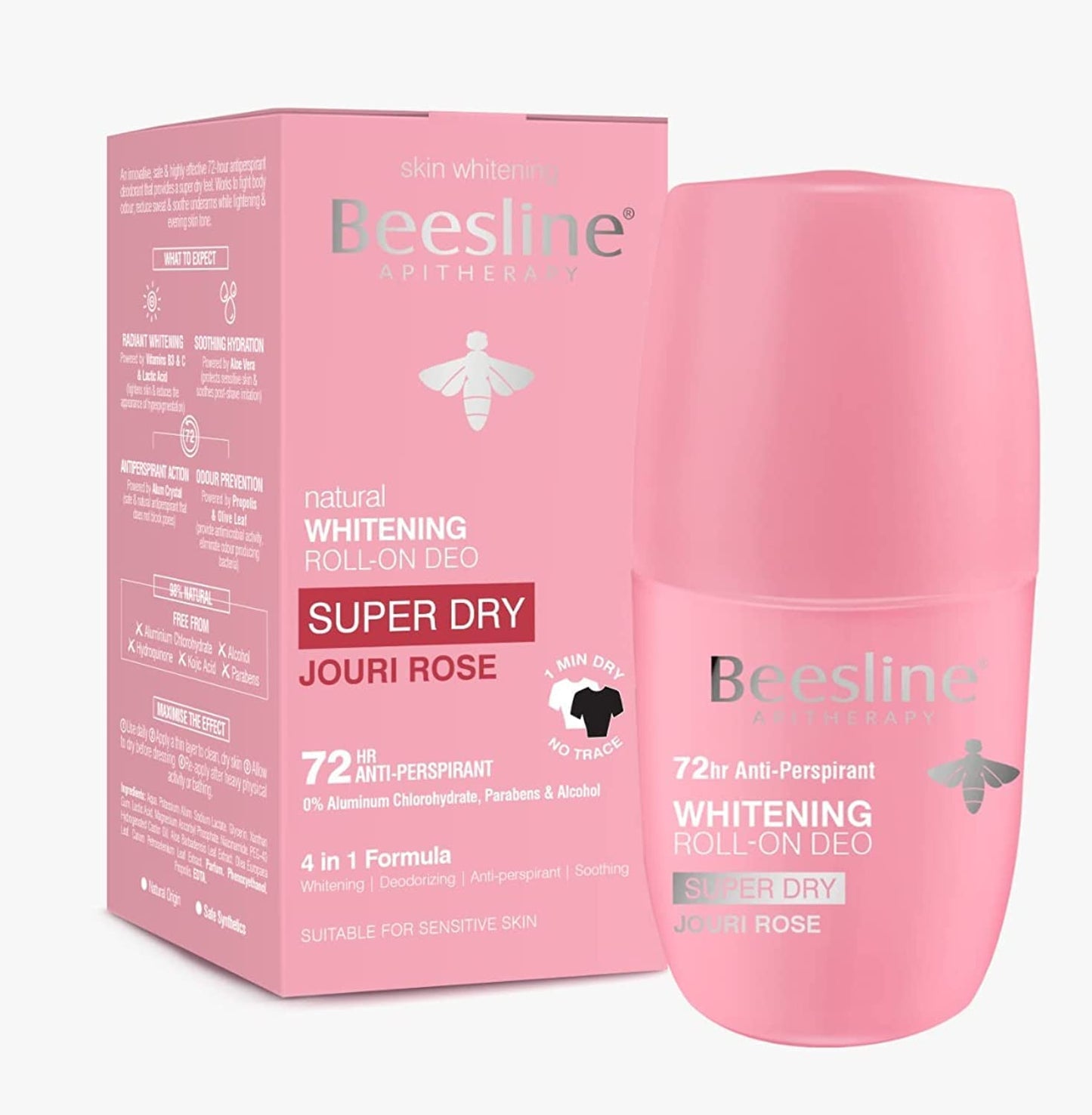 BEESLINE SUPER DRY JOURI ROSE ROLL ON 50/ML