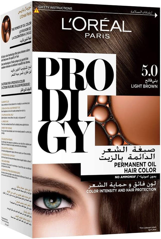 LOREAL PRODIGY HAIR COLOR CREAM 5.0 CHESTNUT