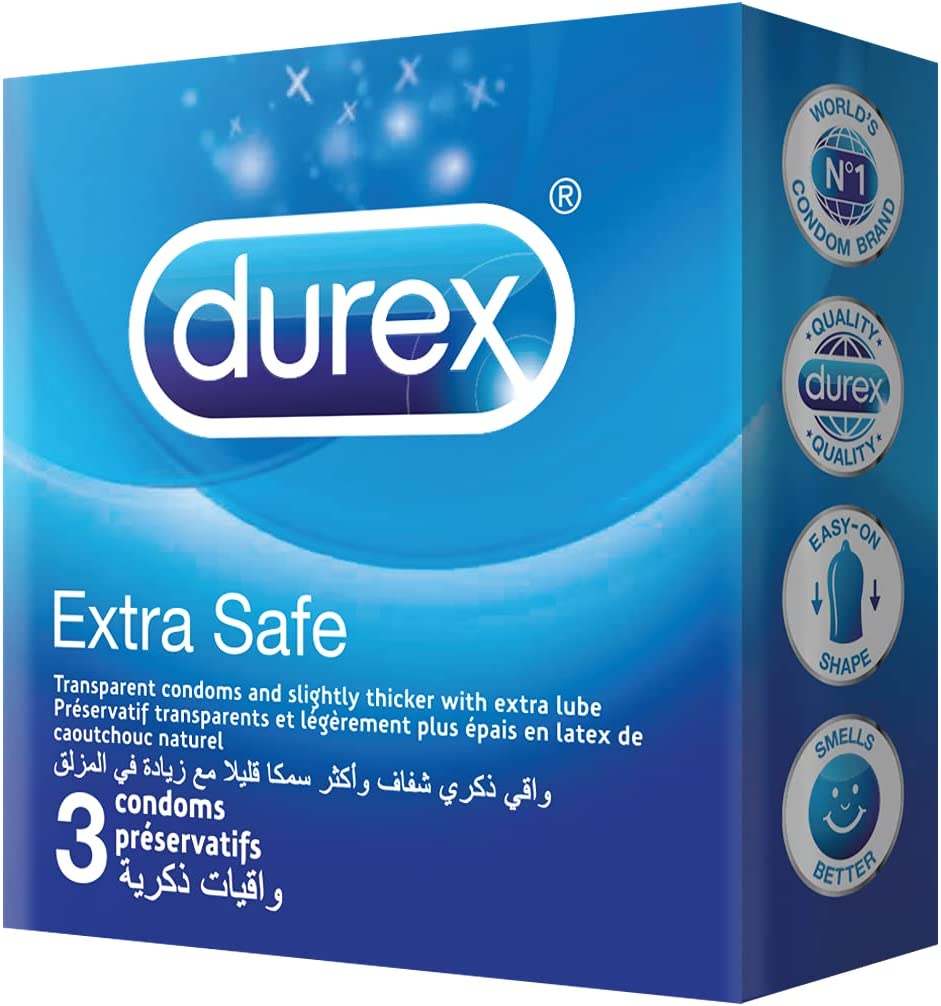 DUREX EXTRA SAFE CONDOM 3 PIECES