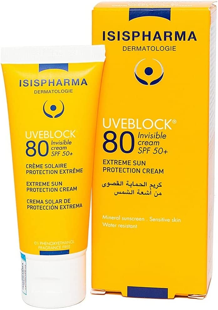 ISIS UVEBLOCK (SPF 80) INVISIBLE CREAM 40ML