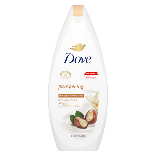 DOVE PURELY PAMPERING SHEA BUTTER WITH WARM VANILLA BODY WASH 700 ML