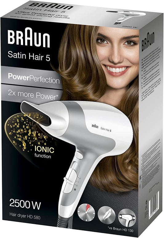 BRAUN SATIN HAIR 5 HR DRYER 2500W /HD580