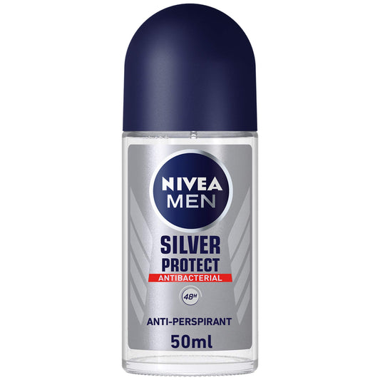 NIVEA SILVER PROTECT DEODORANT ROLL ON FOR MEN 50 ML