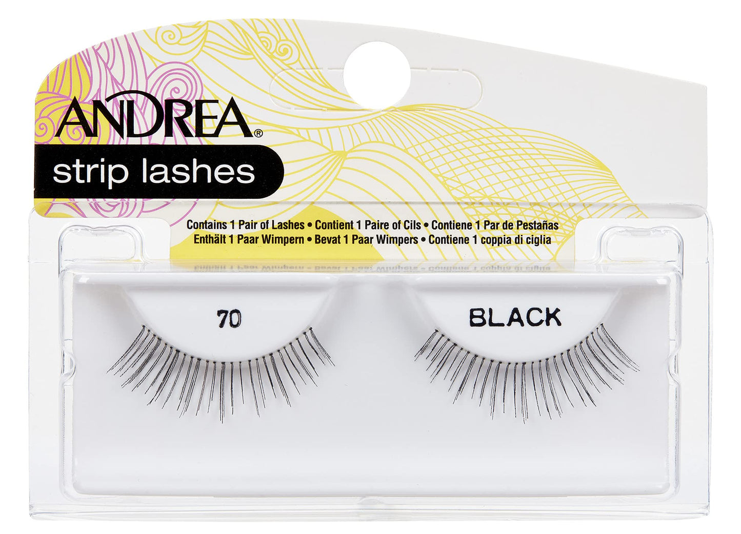 ANDREA STRIP LASHES BLACK /70