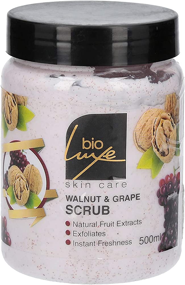 BIO LUXE WALNUT & GRAPE FACE SCRUB 500M