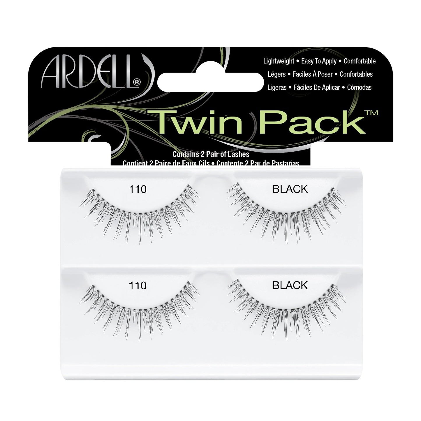 ARDELL TWIN PACK LASHE BLACK /110