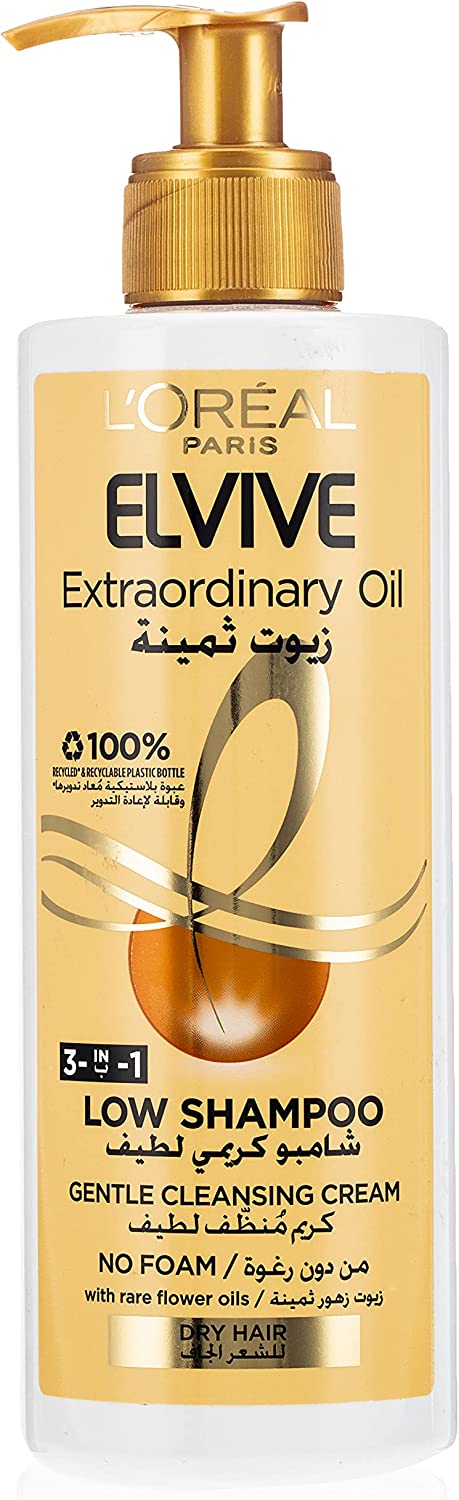 LOREAL ELVIVE EXTRAORDINARY DRY HAIR LOW SHAMPOO 400 ML