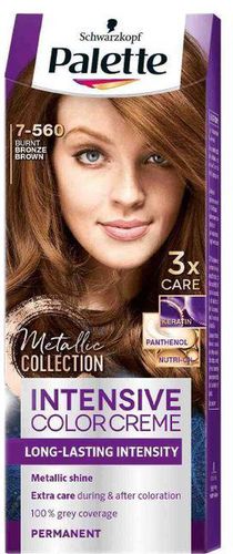 PALETTE SEMI KIT INTENSIVE COLOR CREME 7-560 BURNT BRONZE BROWN