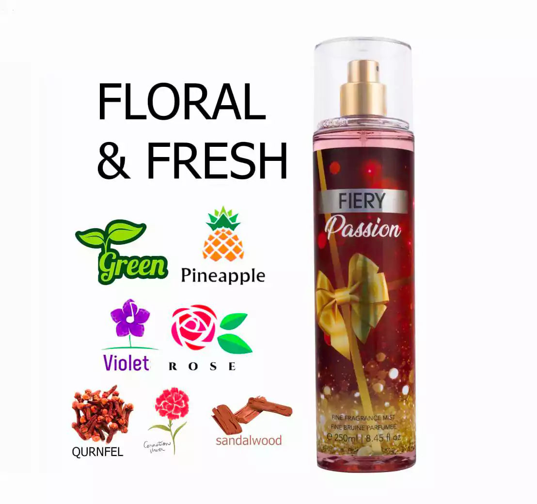 BEAUTY & PERFUM FIERY PASSION B.MIST 250ML