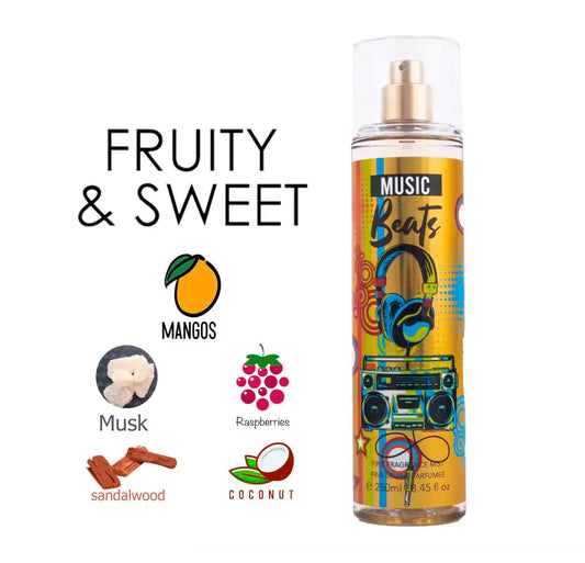 BEAUTY & PERFUM MUSIC BEATS B.MIST 250ML