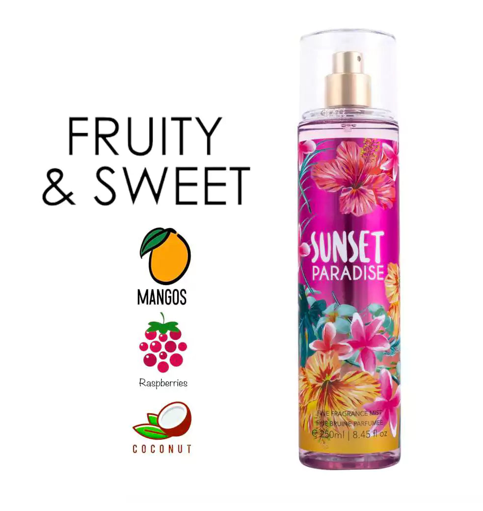 BEAUTY & PERFUM SUNSET PARADISE B.MIST 250ML