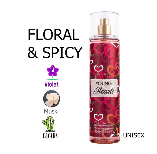 BEAUTY & PERFUM YOUNG HEARTS B.MIST 250ML