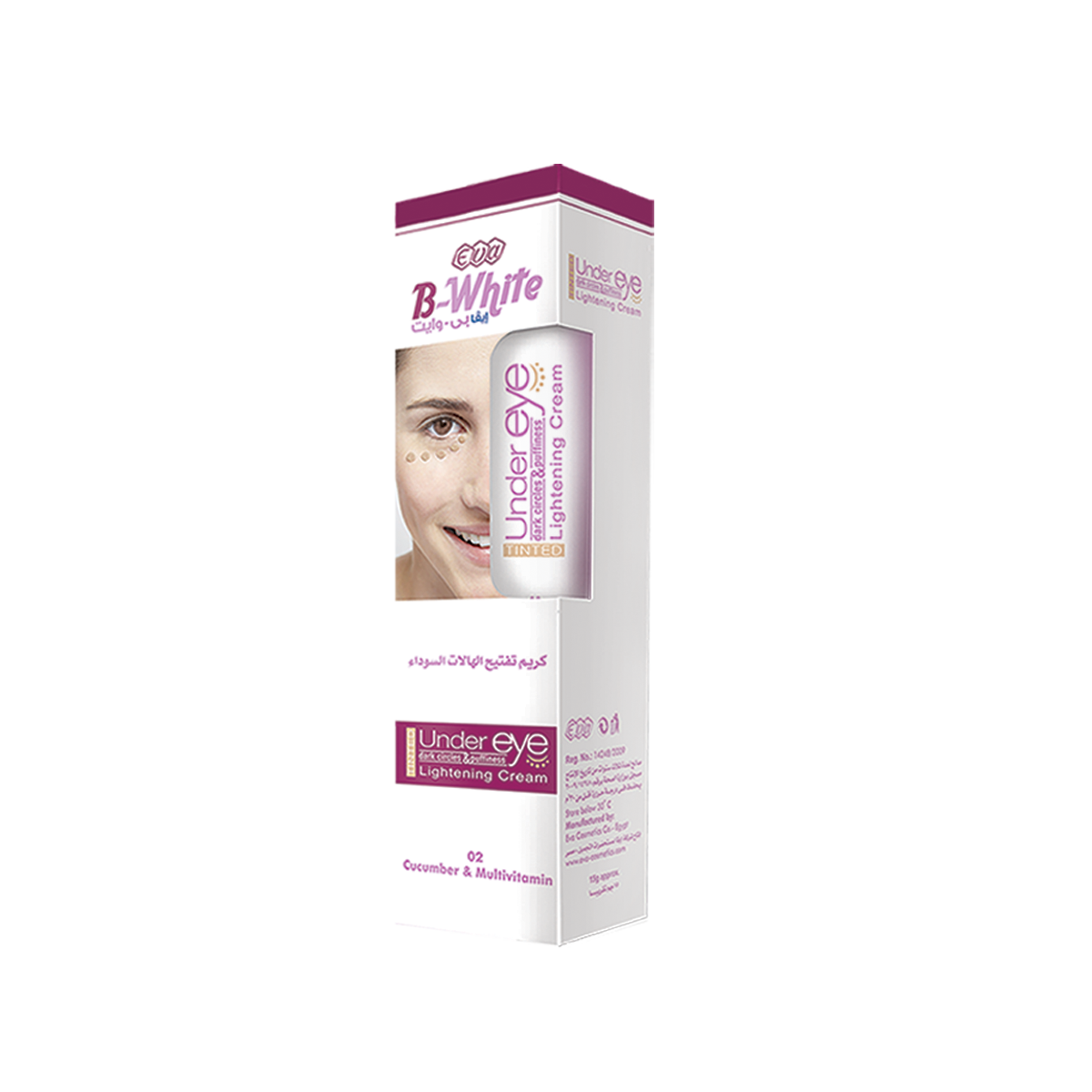 EVA B-WHITE UNDER EYE LIGHT TINTED CREAM 20 GM