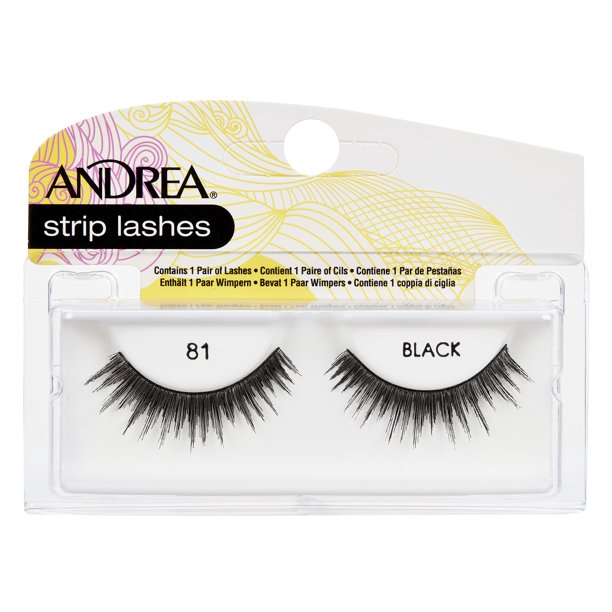 ANDREA STRIP LASHES BLACK/81