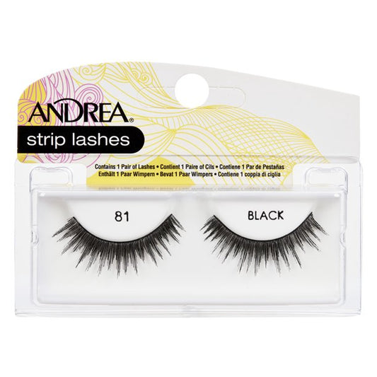 ANDREA STRIP LASHES BLACK/81