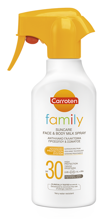 CARROTEN FAMILY (SPF30) FACE & BODY MILK SPRAY 300ML