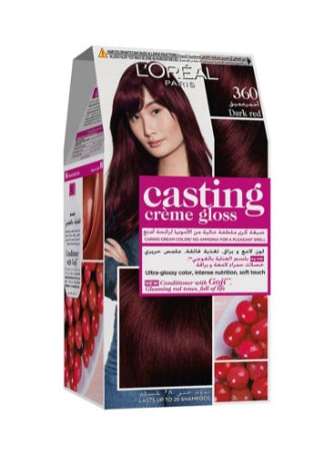 LOREAL CASTING HAIR COLOR CREAM 360 DARK RED