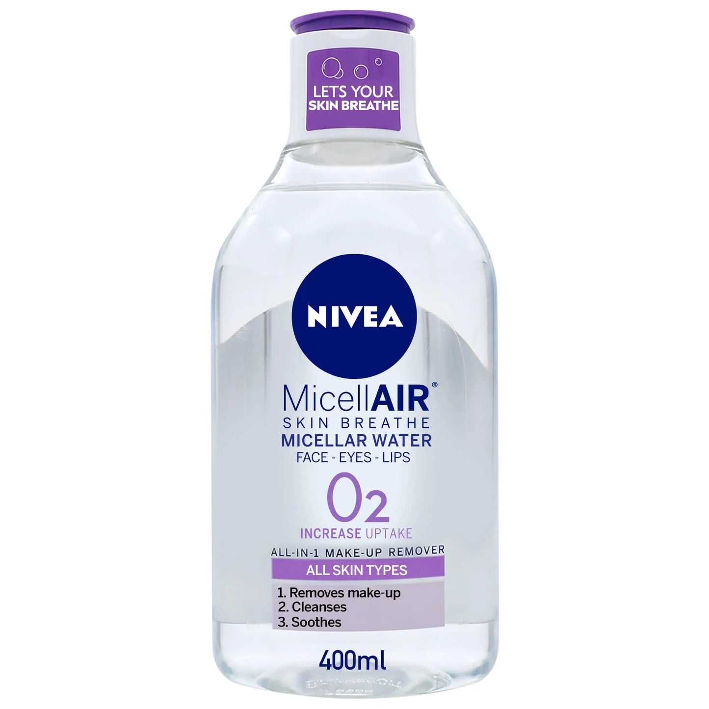 NIVEA MICELLAR WATER O2 ALL SKIN 400 ML