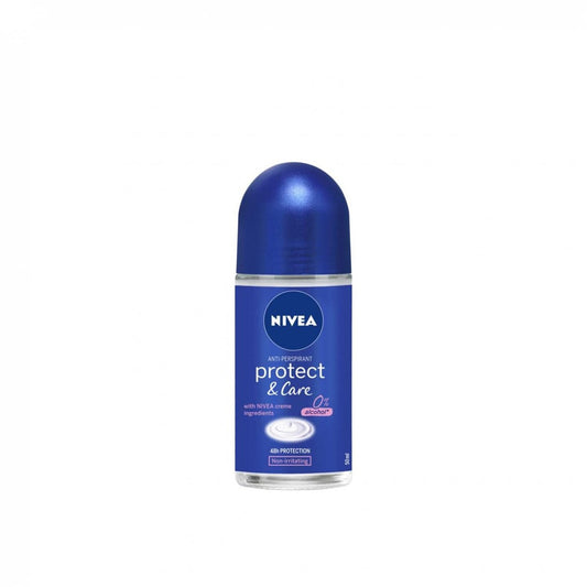 NIVEA PROTECT & CARE DEODORANT ROLL ON FOR WOMEN 50 ML